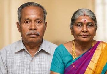 Our founders — S. Chandrasekaran and C. Pavun Rose